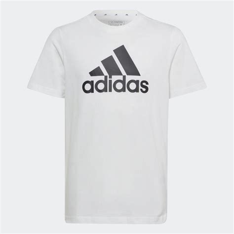 adidas shirt weiß mit schwarzem bund herren|weiße T.